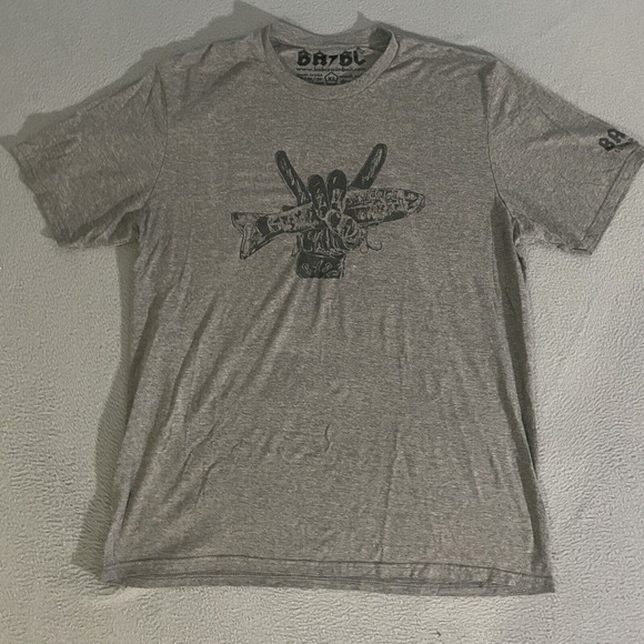 Babcswimbait‎ Graphic T Shirt XL Short Sleeve Gray - Picture 1 of 7